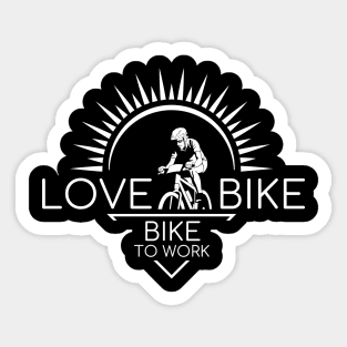 Love Bike Sticker